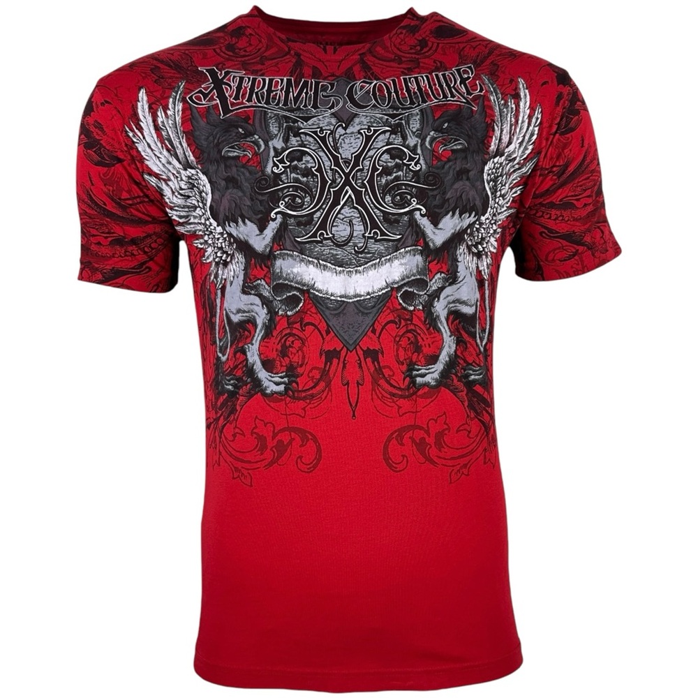 Xtreme Couture by Affliction Men's T-Shirt Emperor Biker Cross Y2K S-5XL